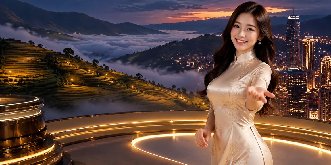 Người chơi cá cược thể thao Sapa trong trang phục áo dài truyền thống
